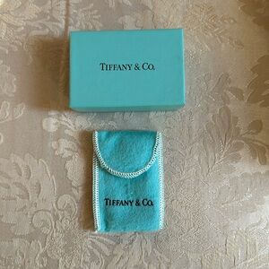 Tiffany & Co box with pouch